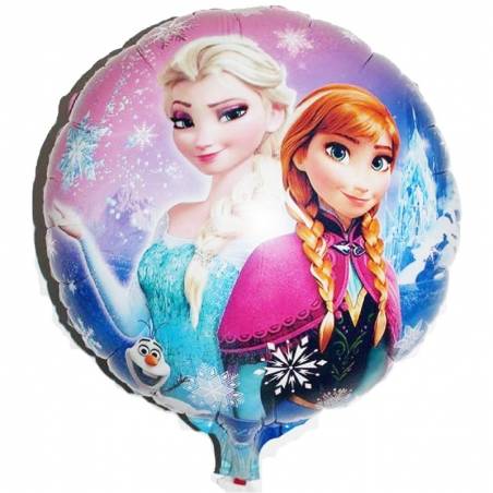 Globo Redondo Frozen Ana Y Elsa